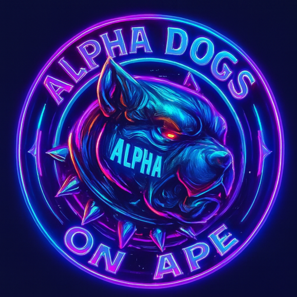 Alpha Dogs Neon Background