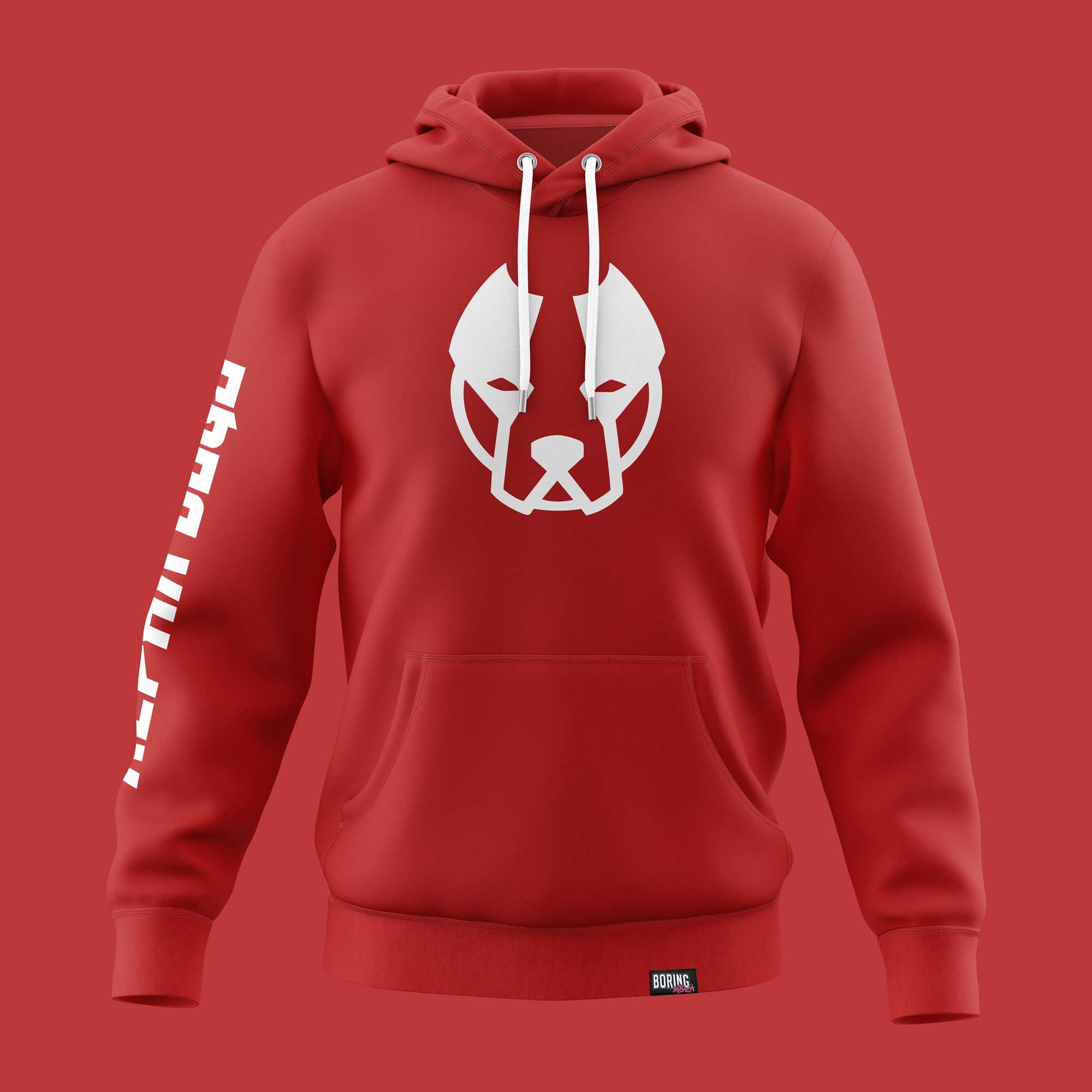 Alpha Dogs RED HOODIE - Official merchandise
